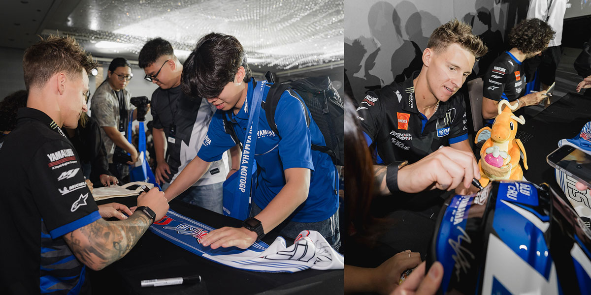 MotoGP選手熱力襲台!Fabio Quartararo & Alex Rins 首度來台!